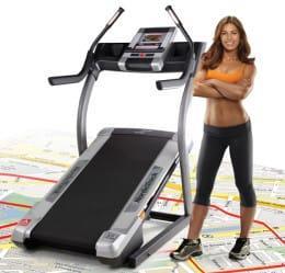 Jillian Michaels with the NordicTrack x7i