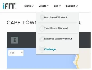 Create a challenge in iFit