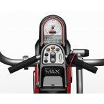 Console of the Bowflex Max Trainer M3. This console features a speedometer and several buttons