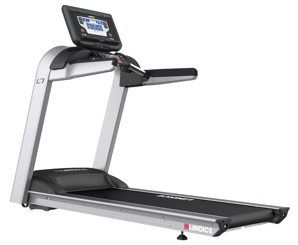 A side view angle of the Landice L7 Treadmill