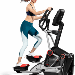 A fit woman in athletic attire working out on the LateralX LX5