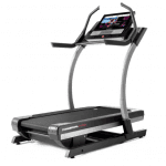 A side view angle of the Nordictrack Commercial X22i treadmill
