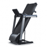 This is an image of the TR5500i Treadmill folded in an upright position